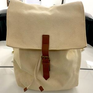 MUJI canvas backpack